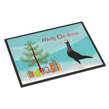 Carolines Treasures English Carrier Pigeon Christmas Indoor or Outdoor Mat, 18 x 27 in. BB9312MAT